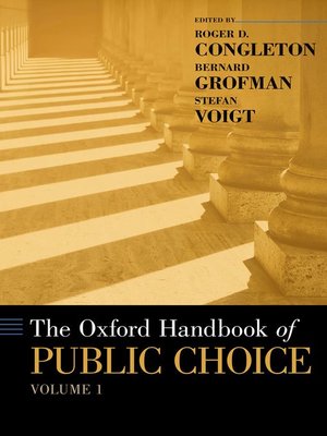 cover image of The Oxford Handbook of Public Choice, Volume 1